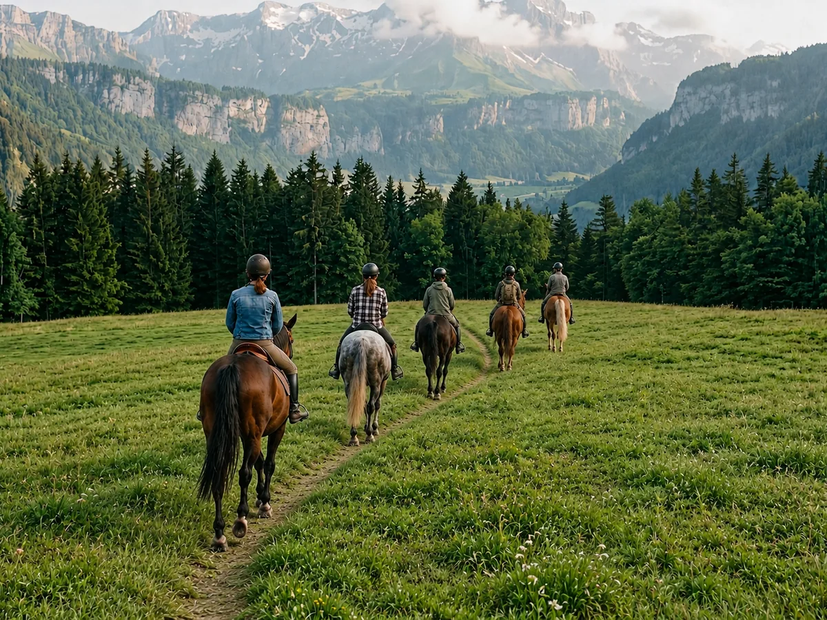 Balade à cheval en Savoie, autour de Gilly-sur-Isère