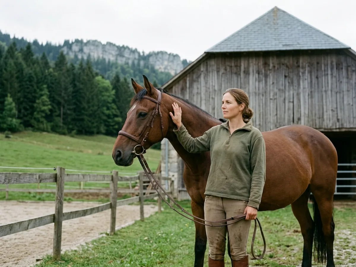 Cours d'équitation à Gilly-sur-Isère, Savoie