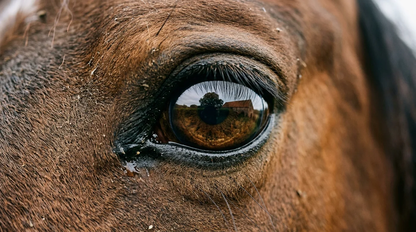 Un regard de cheval, Pension équestre du Penjab, Gilly-sur-Isère